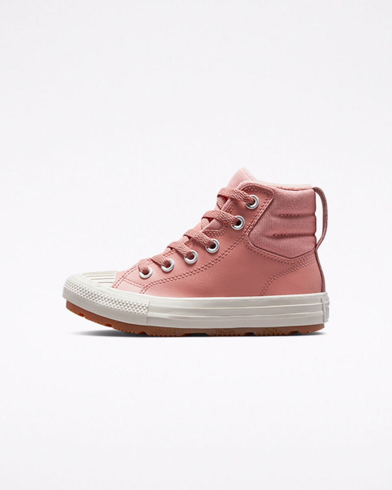 Converse Chuck Taylor All Star Berkshire Boot Cuero Rosas Rosas | 213-AQWTEH