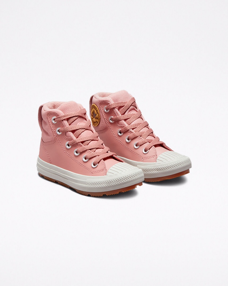 Converse Chuck Taylor All Star Berkshire Boot Cuero Rosas Rosas | 213-AQWTEH