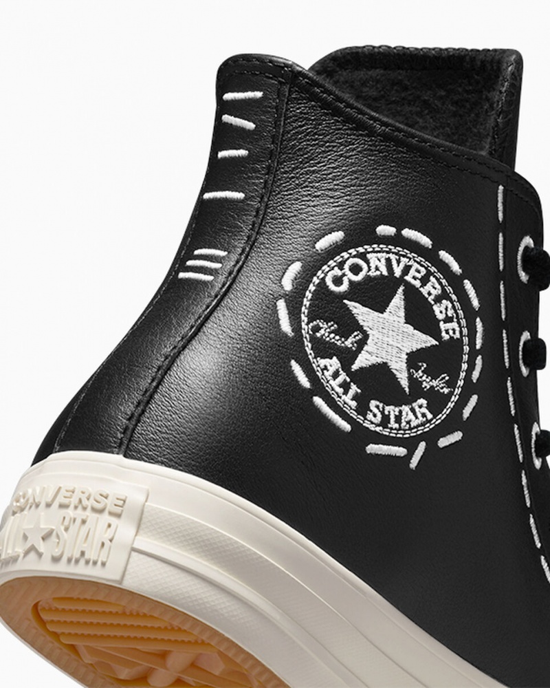 Converse Chuck Taylor All Star Bold Stitch Negras Negras | 072-GVWFEK