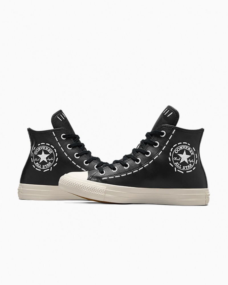 Converse Chuck Taylor All Star Bold Stitch Negras Negras | 072-GVWFEK