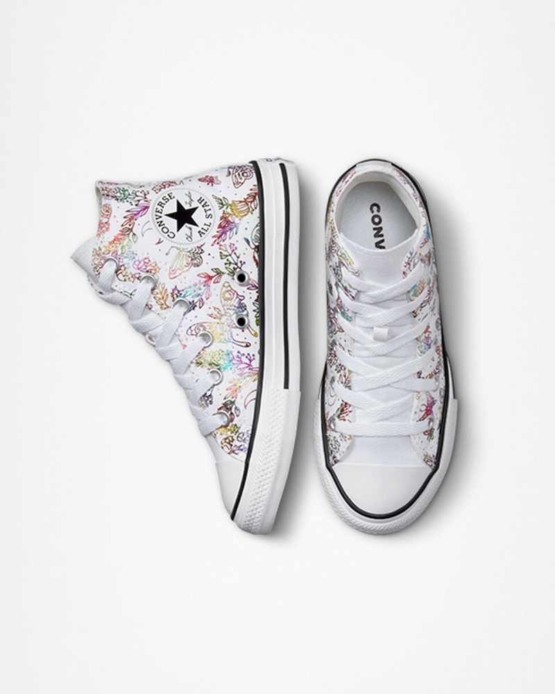 Converse Chuck Taylor All Star Butterfly Shine Blancas Rosas Moradas Azules | 945-QJOBXK