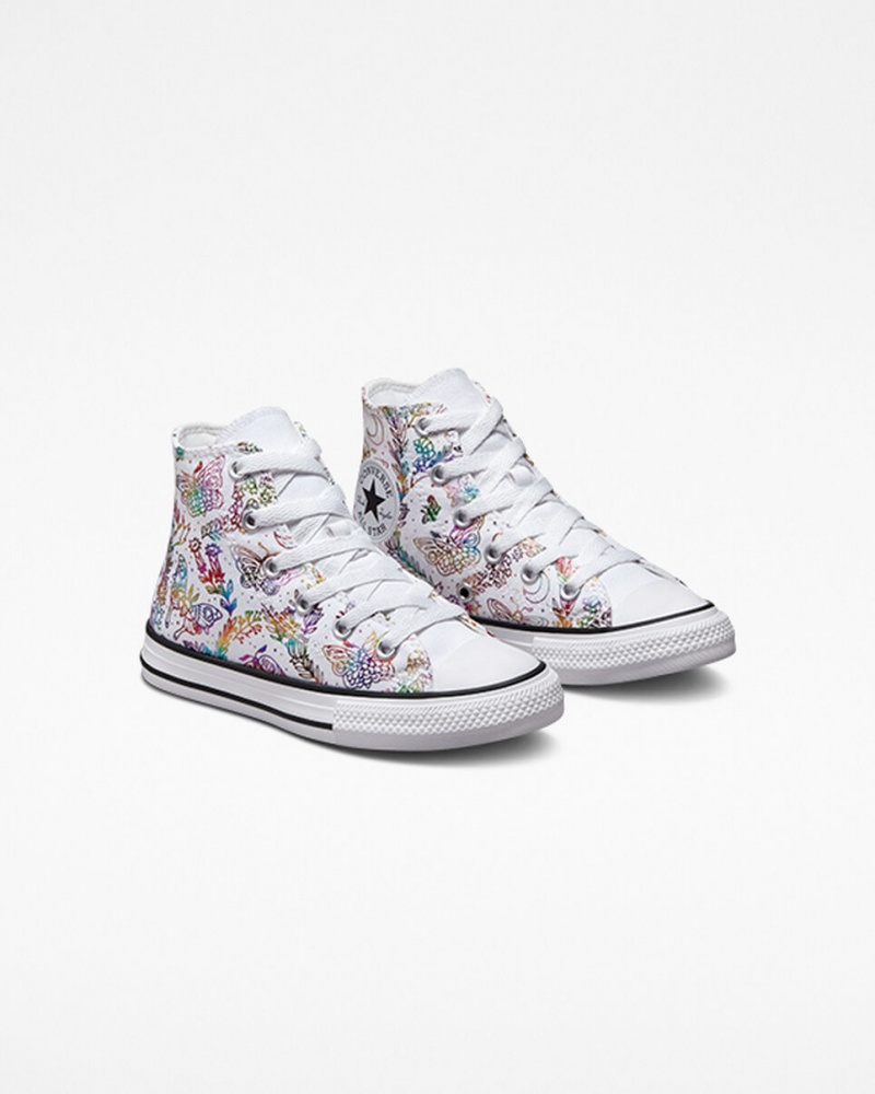 Converse Chuck Taylor All Star Butterfly Shine Blancas Rosas Moradas Azules | 945-QJOBXK