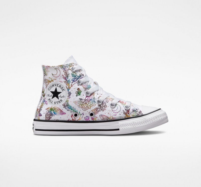 Converse Chuck Taylor All Star Butterfly Shine Blancas Rosas Moradas Azules | 082-PINUOJ