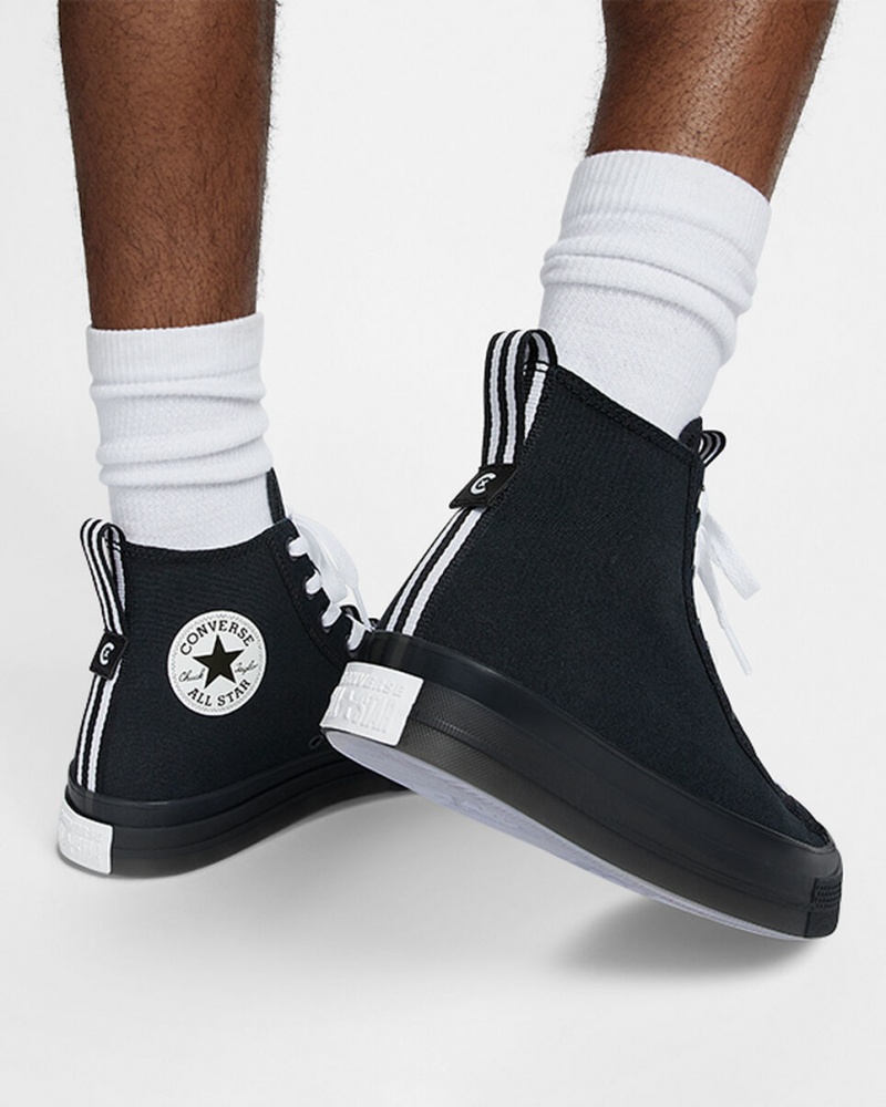 Converse Chuck Taylor All Star CX Explore Negras Negras Blancas | 035-EHPJBS