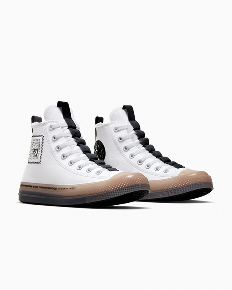 Converse Chuck Taylor All Star CX Explore Blancas Negras Plateadas | 602-JHVNYD