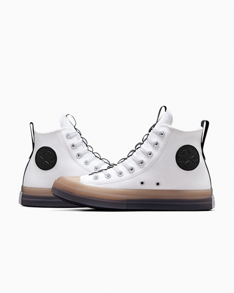 Converse Chuck Taylor All Star CX Explore Blancas Negras Plateadas | 602-JHVNYD