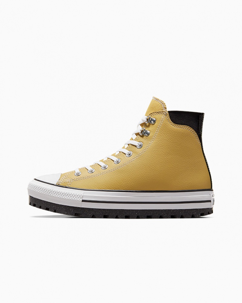 Converse Chuck Taylor All Star City Trek Impermeables Boot Negras Blancas | 854-ZNOYRG