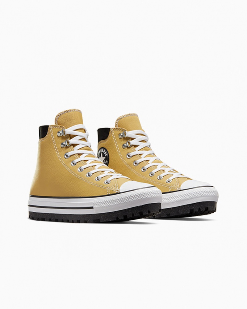 Converse Chuck Taylor All Star City Trek Impermeables Boot Negras Blancas | 854-ZNOYRG