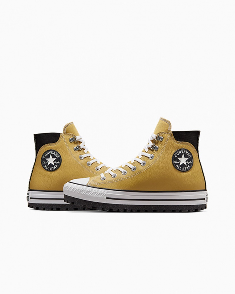 Converse Chuck Taylor All Star City Trek Impermeables Boot Negras Blancas | 854-ZNOYRG