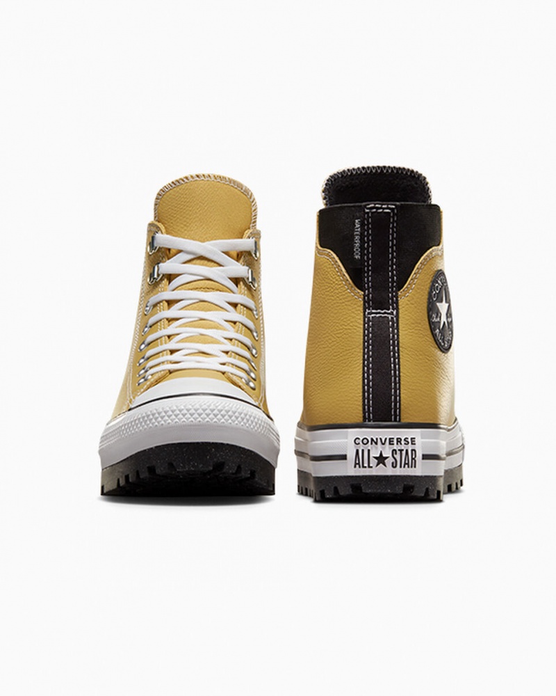 Converse Chuck Taylor All Star City Trek Impermeables Boot Negras Blancas | 854-ZNOYRG