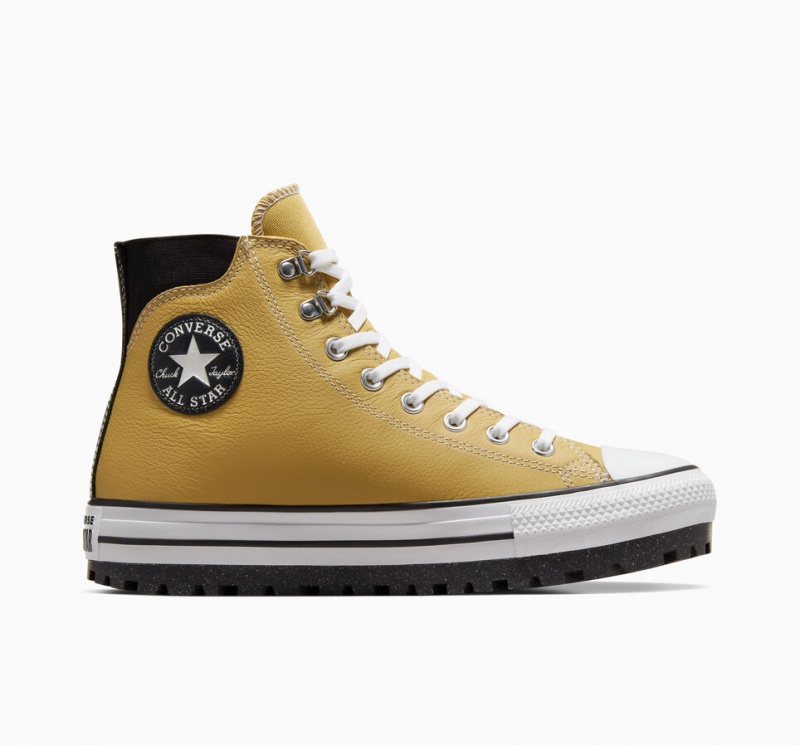 Converse Chuck Taylor All Star City Trek Impermeables Boot Negras Blancas | 854-ZNOYRG