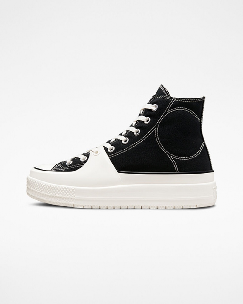 Converse Chuck Taylor All Star Construct Negras Blancas | 524-SGBRYO