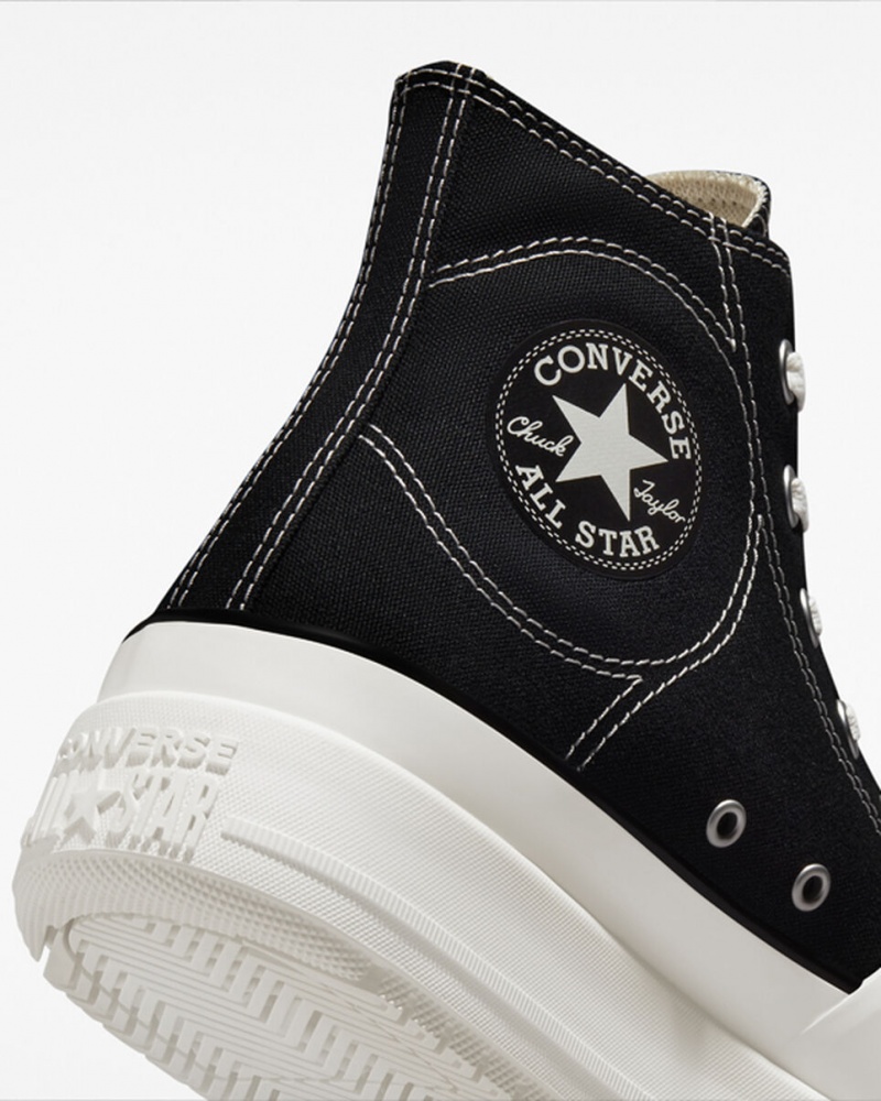 Converse Chuck Taylor All Star Construct Negras Blancas | 524-SGBRYO