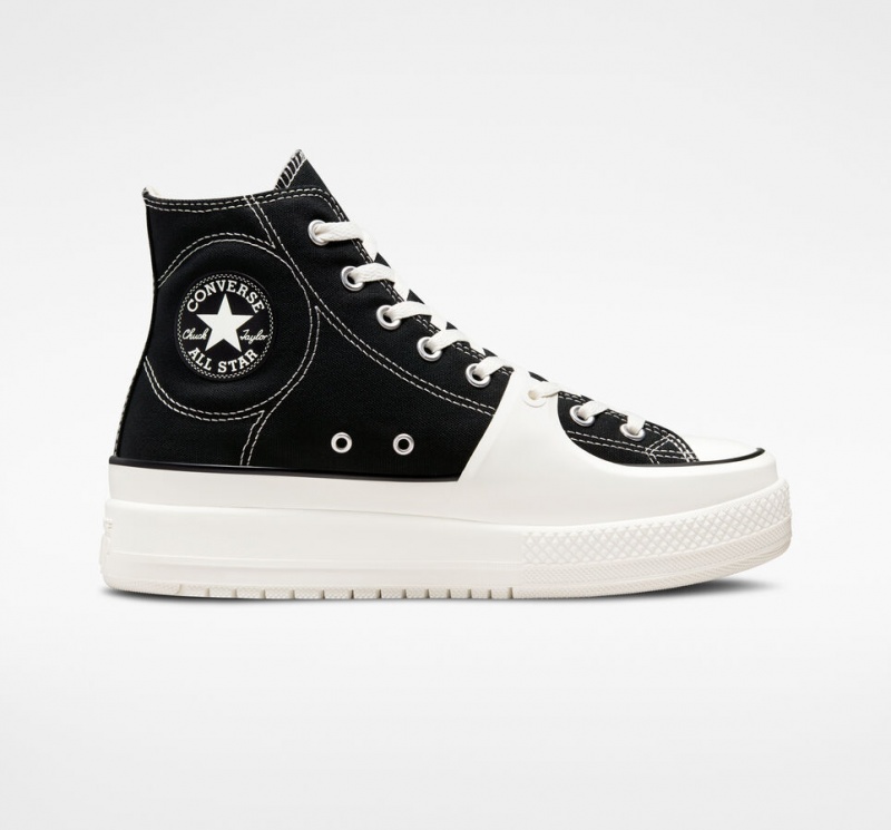 Converse Chuck Taylor All Star Construct Negras Blancas | 524-SGBRYO