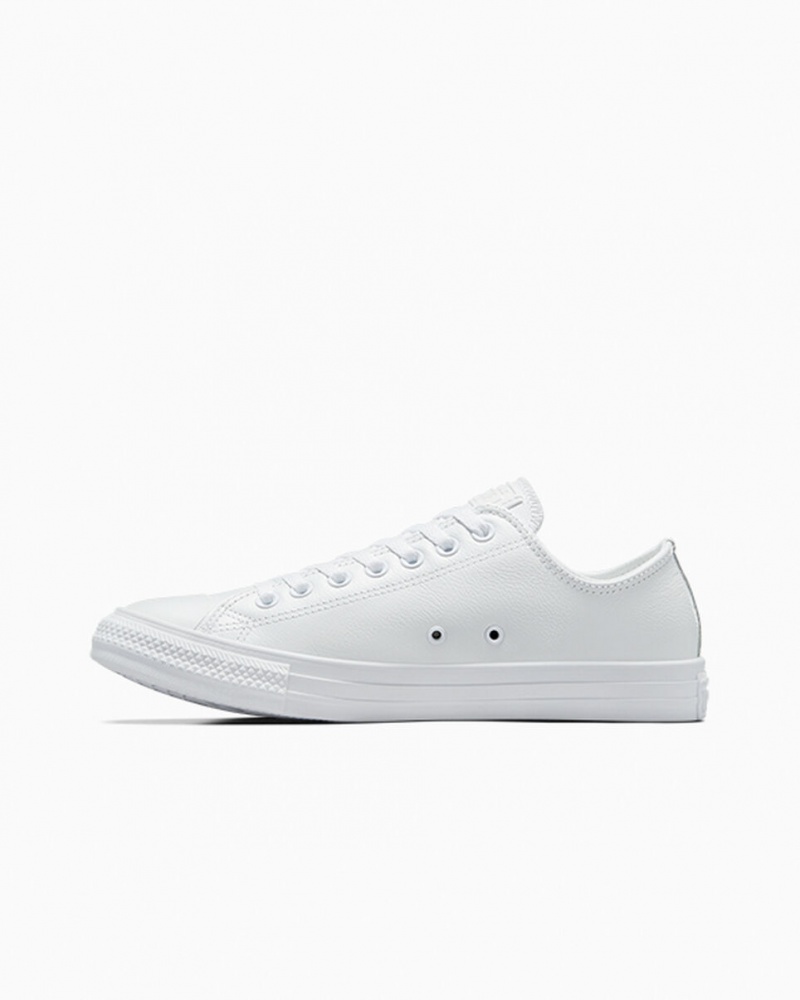 Converse Chuck Taylor All Star Cuero Blancas | 914-QUOVZN