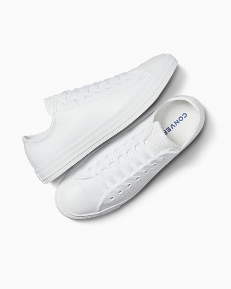 Converse Chuck Taylor All Star Cuero Blancas | 914-QUOVZN