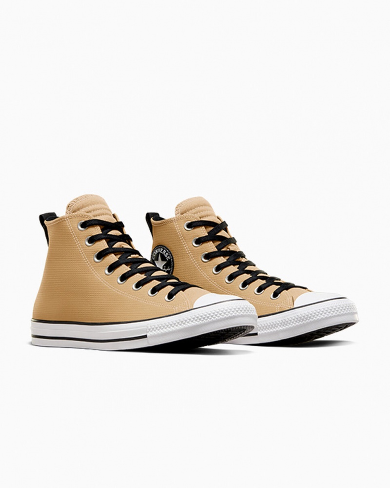 Converse Chuck Taylor All Star Cuero Negras Blancas | 721-MNZGST