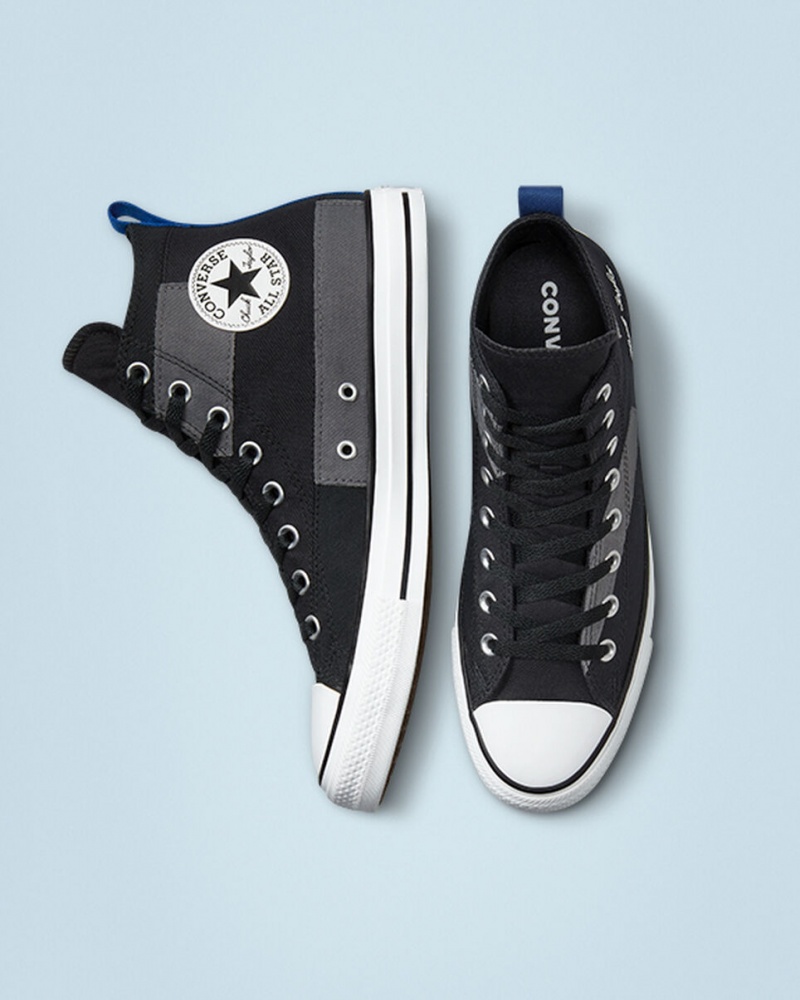 Converse Chuck Taylor All Star Desert Patchwork Negras Azules Blancas | 167-NYBZHR