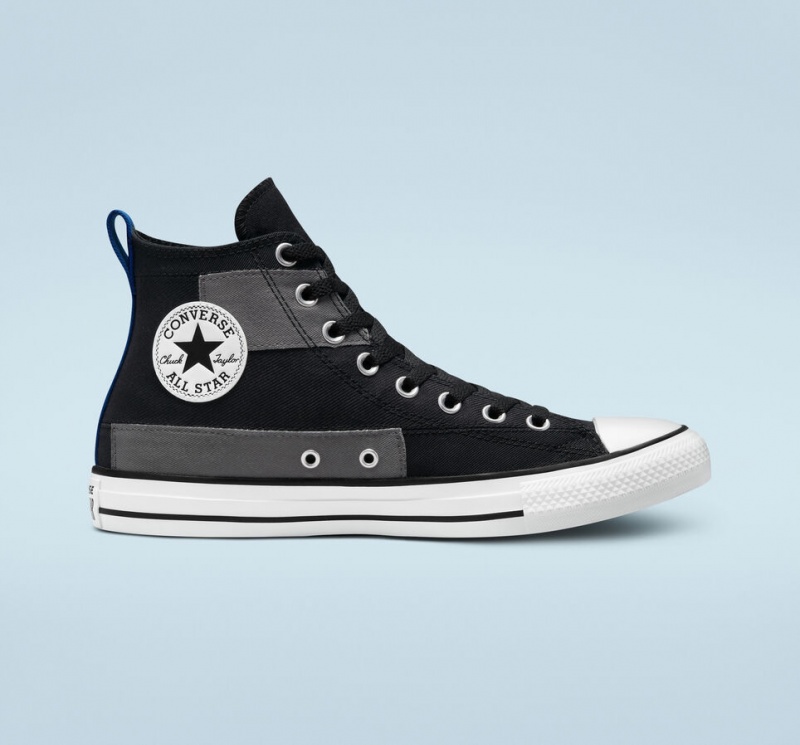 Converse Chuck Taylor All Star Desert Patchwork Negras Azules Blancas | 167-NYBZHR