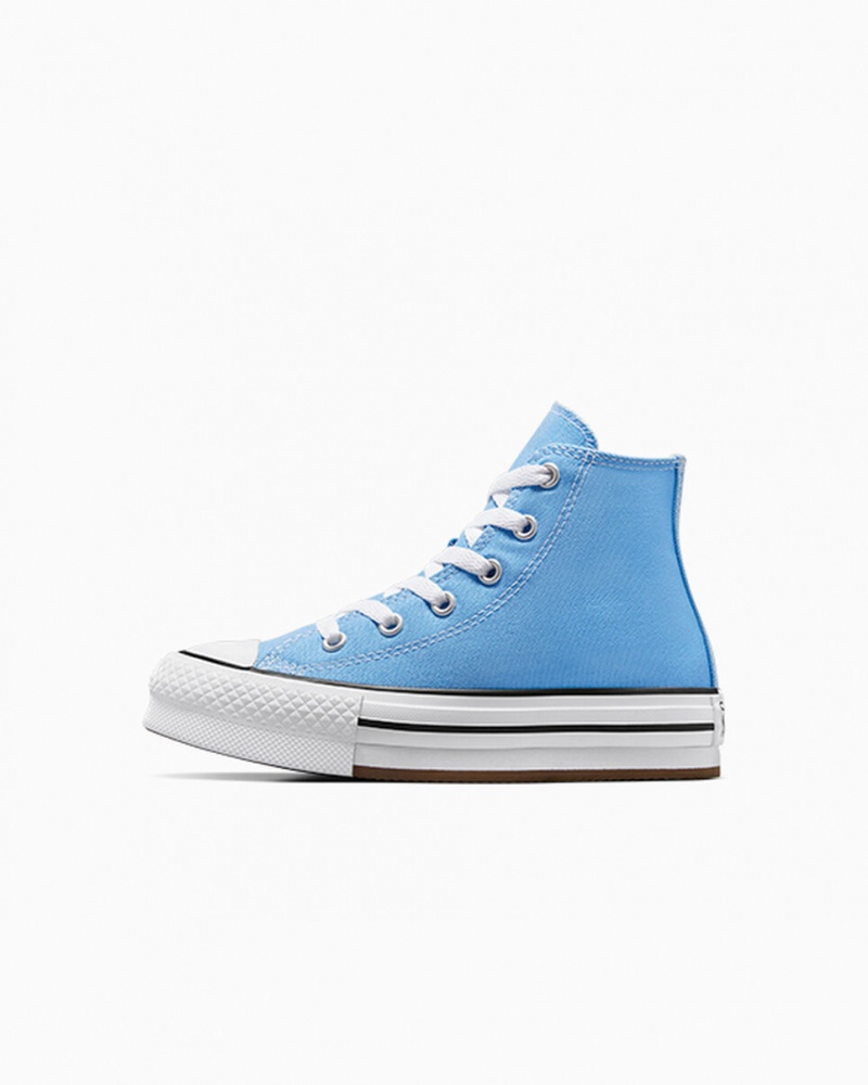 Converse Chuck Taylor All Star EVA Lift Plataforma Seasonal Color Azules Blancas Negras | 576-UOVMJN