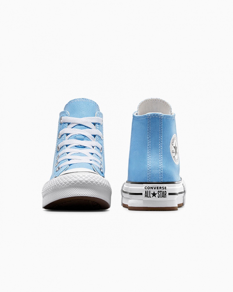 Converse Chuck Taylor All Star EVA Lift Plataforma Seasonal Color Azules Blancas Negras | 576-UOVMJN