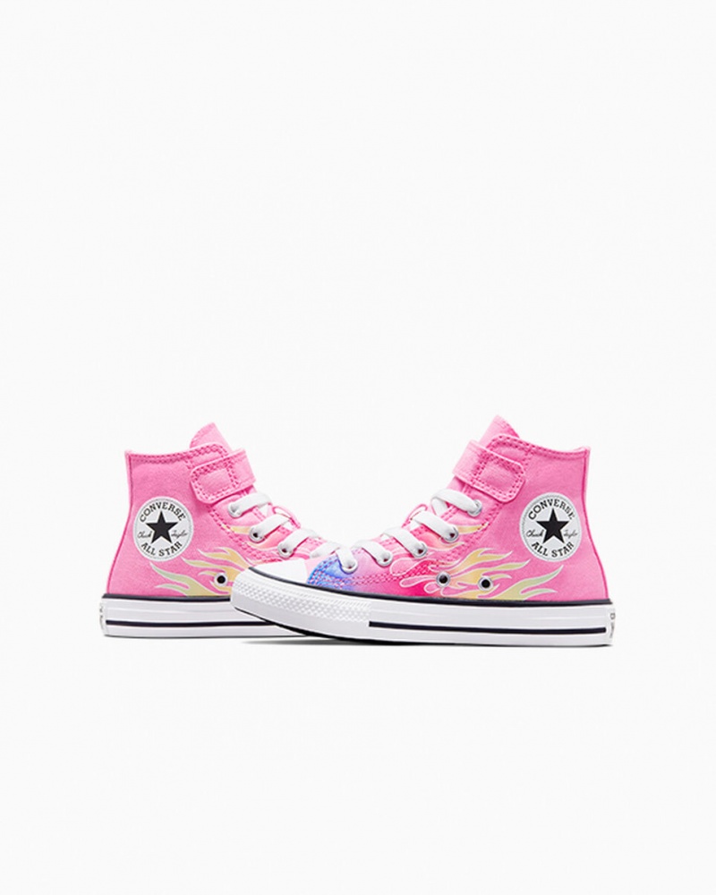 Converse Chuck Taylor All Star Easy-On Cars Rosas Blancas Negras | 421-VXNQAH