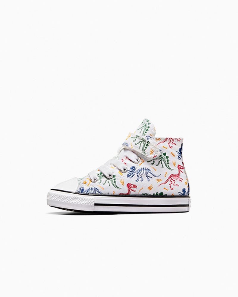 Converse Chuck Taylor All Star Easy-On Dinos Blancas Rojas Verde | 548-MQSNXV