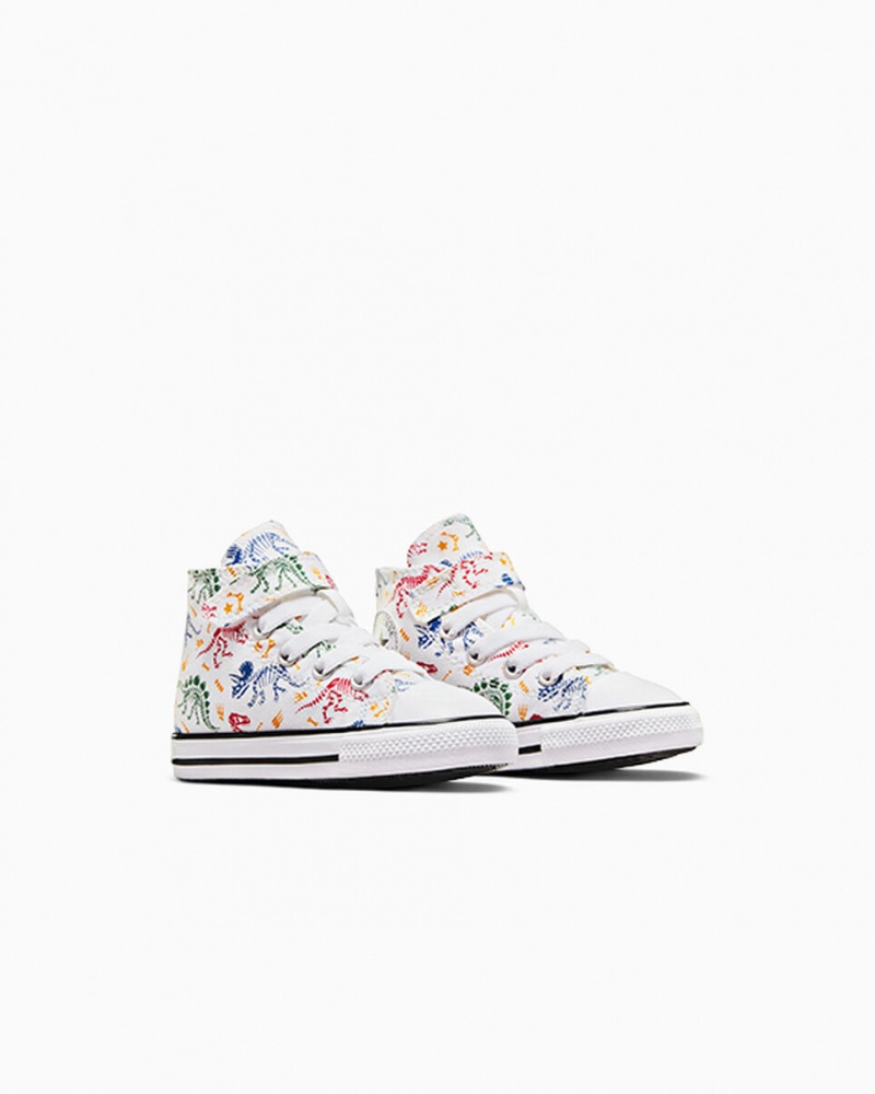 Converse Chuck Taylor All Star Easy-On Dinos Blancas Rojas Verde | 548-MQSNXV