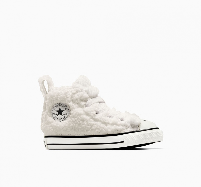 Converse Chuck Taylor All Star Easy On Faux Sherpa Blancas | 068-GUJNVY