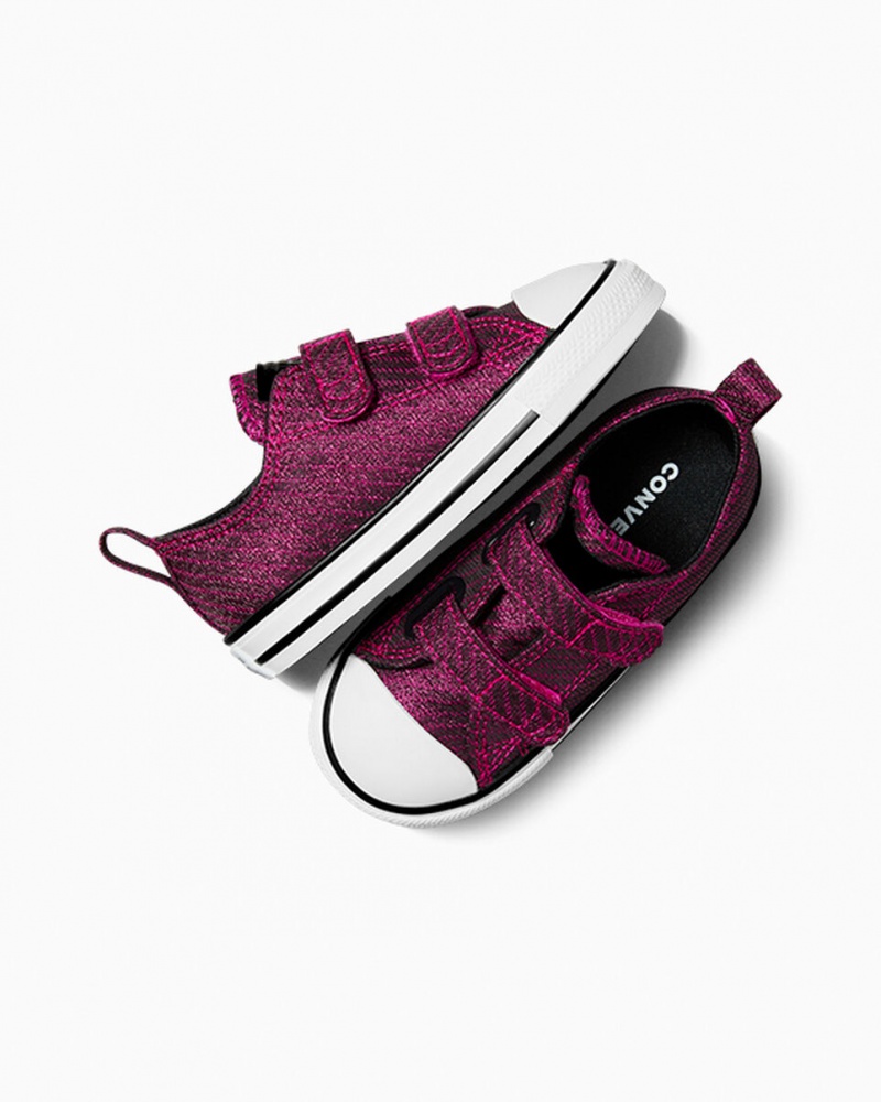 Converse Chuck Taylor All Star Easy On Sparkle Rosas Blancas Negras | 931-QJCDML