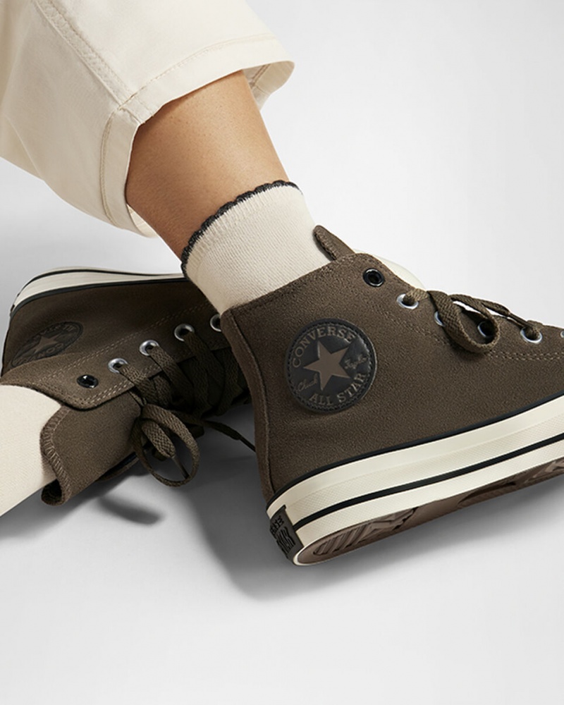 Converse Chuck Taylor All Star Gamuza Negras | 301-YBTHPC