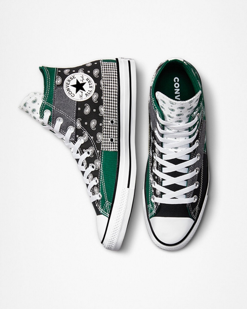 Converse Chuck Taylor All Star Hacked Patterns Negras Blancas | 160-HPMSJB