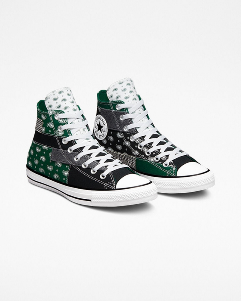 Converse Chuck Taylor All Star Hacked Patterns Negras Blancas | 160-HPMSJB