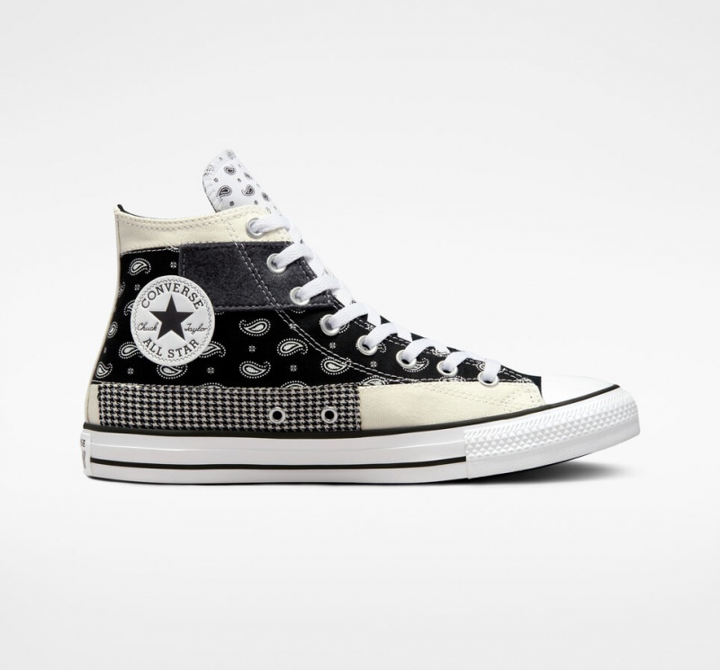 Converse Chuck Taylor All Star Hacked Patterns Negras Blancas | 741-BLQSTX