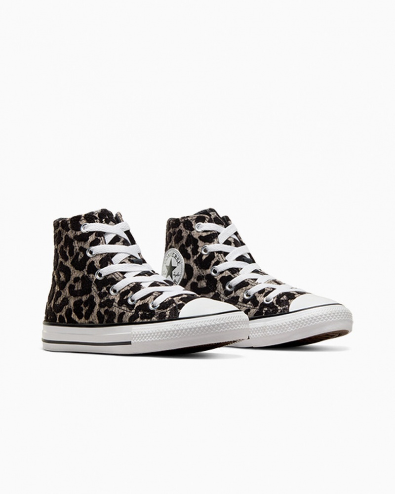 Converse Chuck Taylor All Star Leopard Verde Menta Negras Blancas | 498-UNSPOH