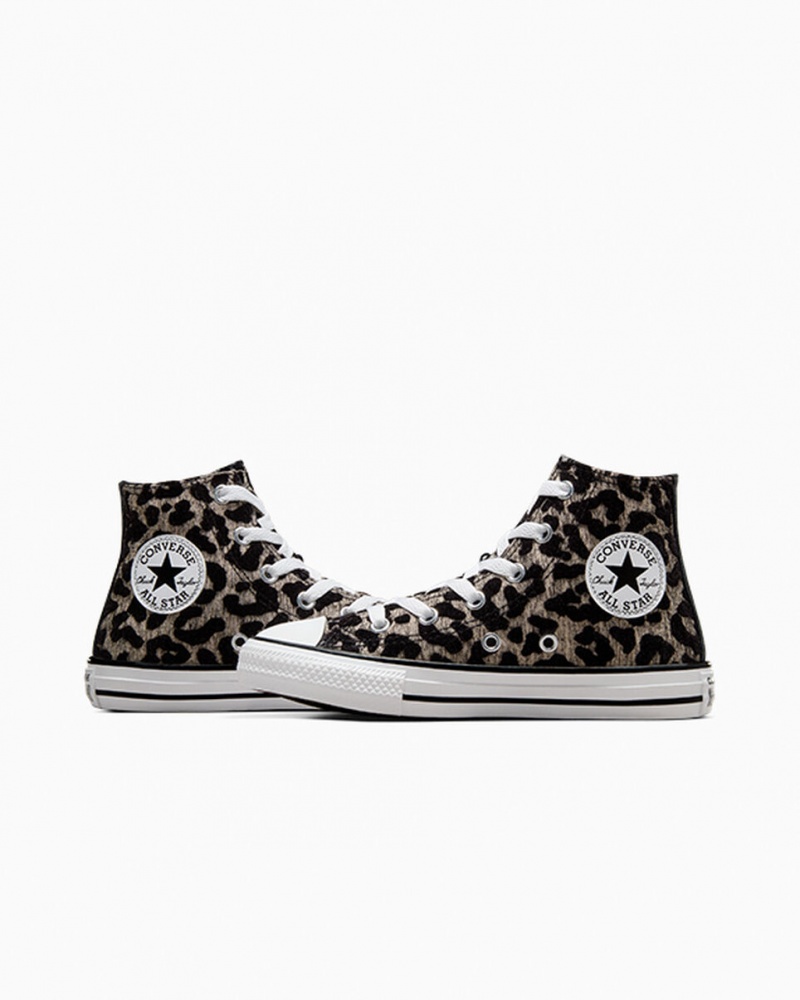 Converse Chuck Taylor All Star Leopard Verde Menta Negras Blancas | 498-UNSPOH