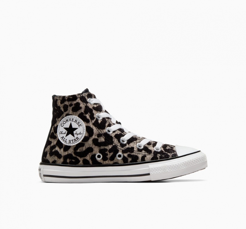 Converse Chuck Taylor All Star Leopard Verde Menta Negras Blancas | 498-UNSPOH