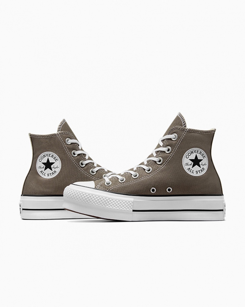 Converse Chuck Taylor All Star Lift Plataforma Blancas Negras | 270-PZRHGK