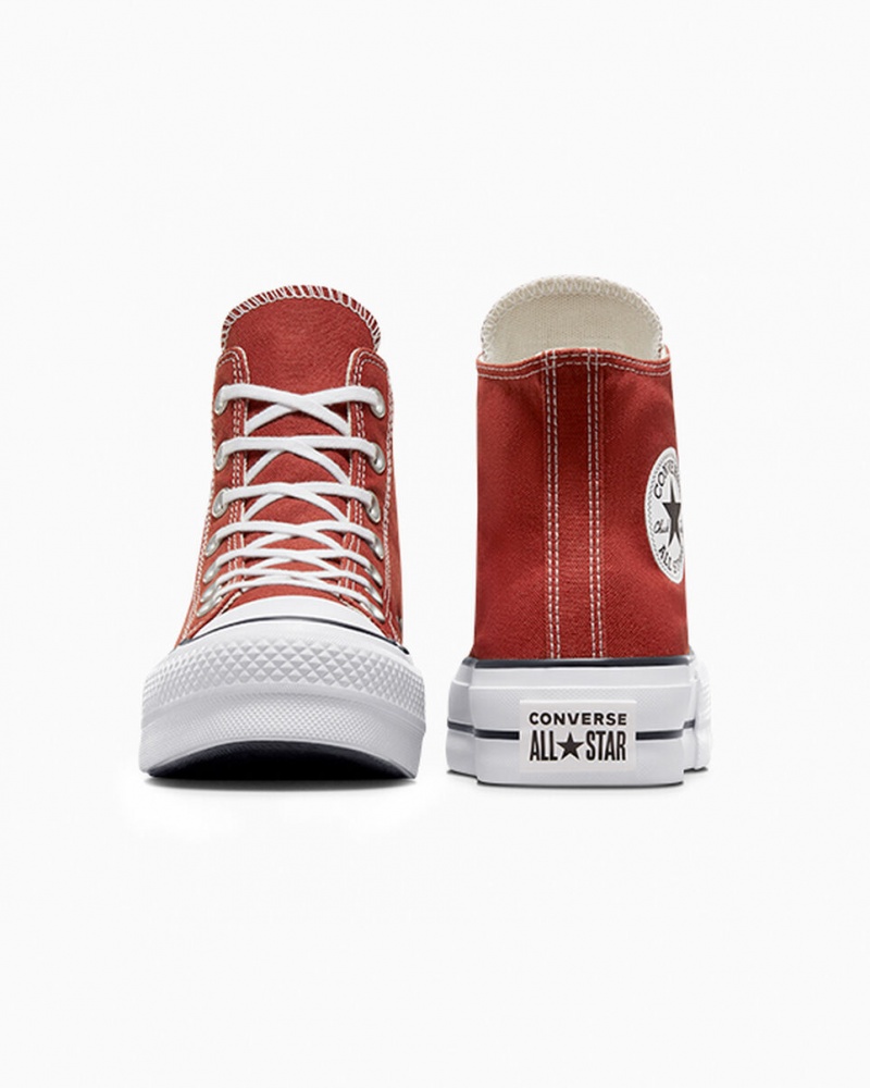 Converse Chuck Taylor All Star Lift Plataforma Rojas Blancas Negras | 675-GKFBRY