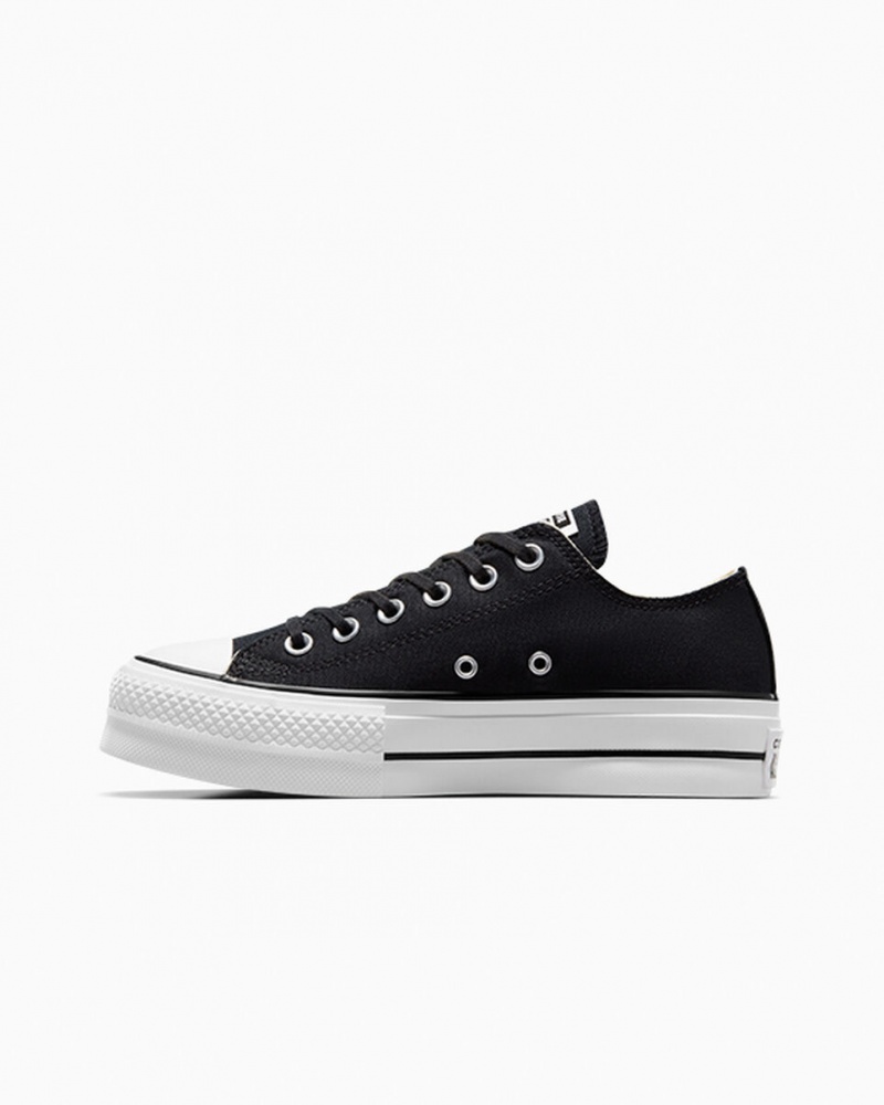 Converse Chuck Taylor All Star Lift Plataforma Negras Blancas Blancas | 703-LGNMYH