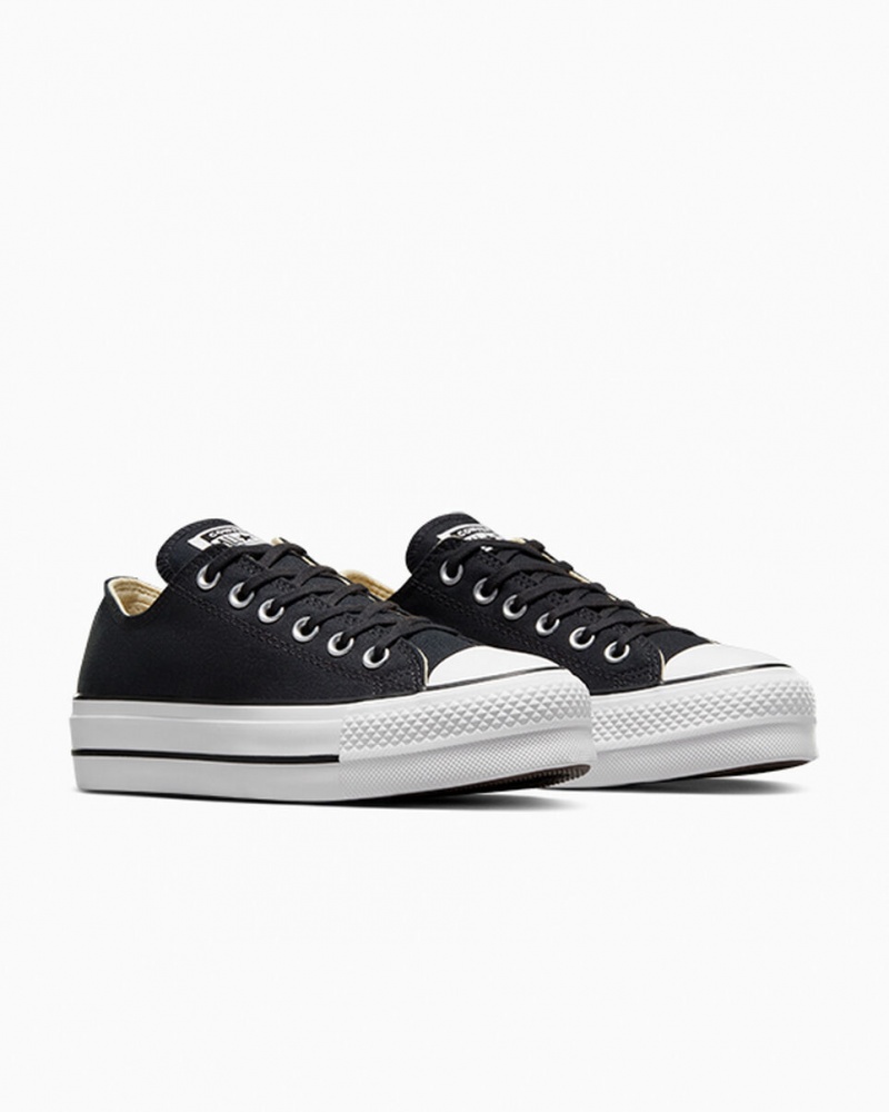 Converse Chuck Taylor All Star Lift Plataforma Negras Blancas Blancas | 703-LGNMYH