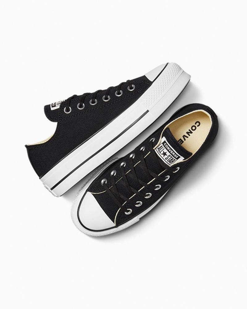 Converse Chuck Taylor All Star Lift Plataforma Negras Blancas Blancas | 703-LGNMYH