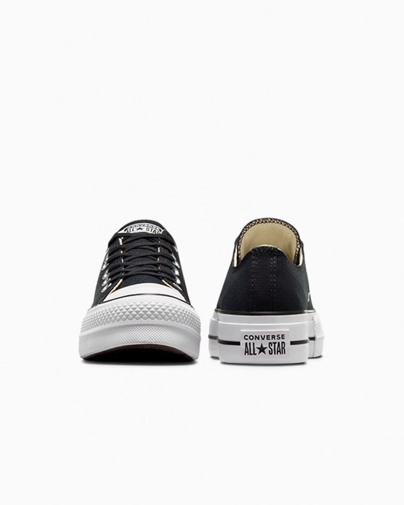 Converse Chuck Taylor All Star Lift Plataforma Negras Blancas Blancas | 703-LGNMYH