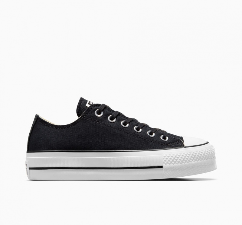 Converse Chuck Taylor All Star Lift Plataforma Negras Blancas Blancas | 703-LGNMYH