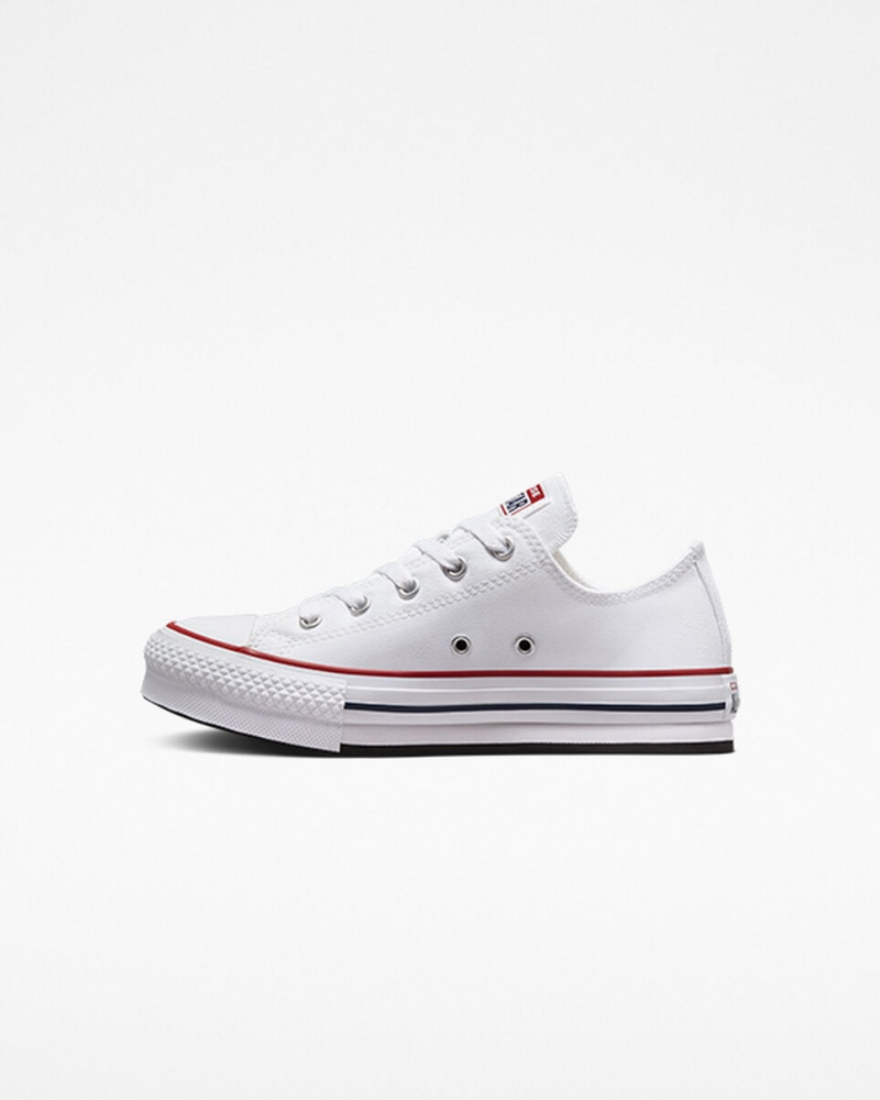 Converse Chuck Taylor All Star Lift Plataforma Blancas Azul Marino | 901-KFYPIE