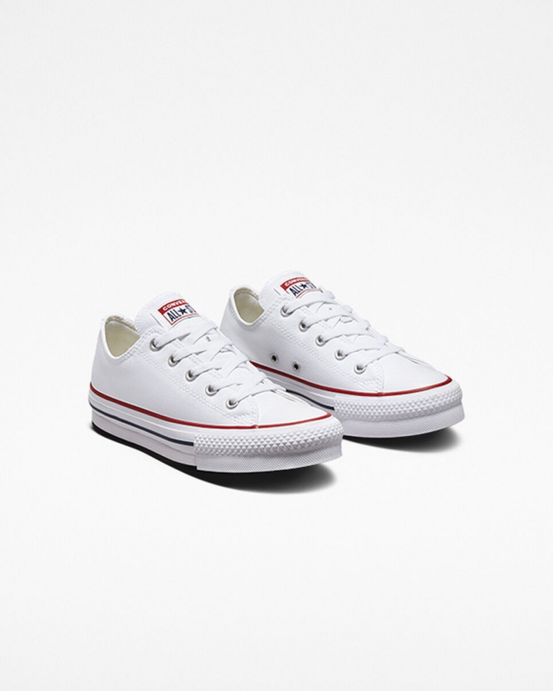 Converse Chuck Taylor All Star Lift Plataforma Blancas Azul Marino | 901-KFYPIE