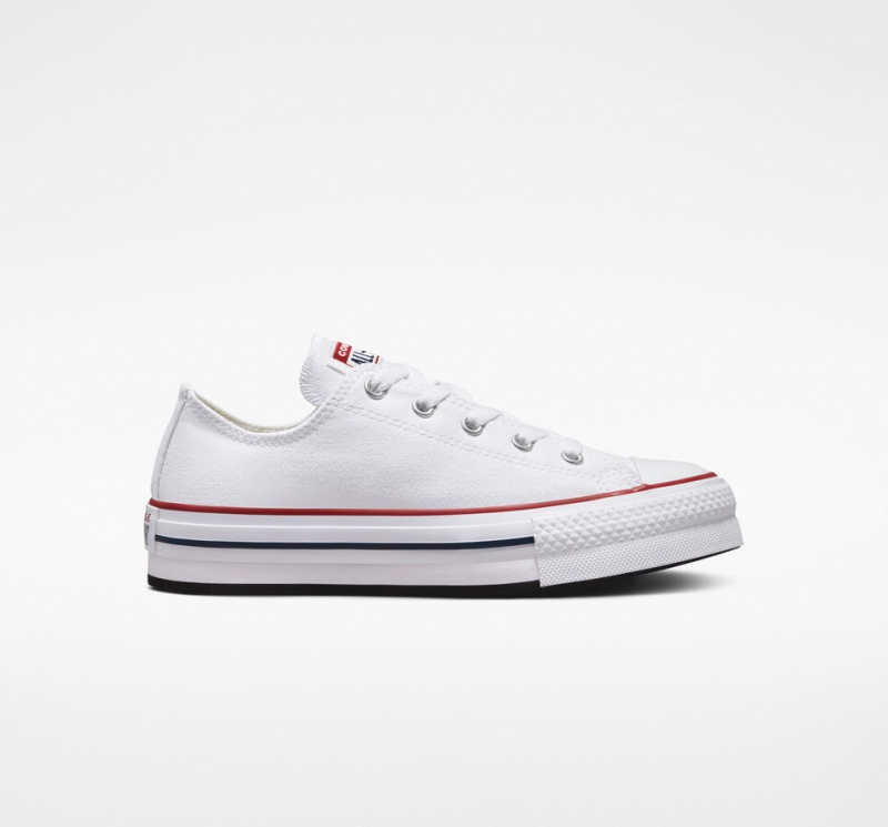 Converse Chuck Taylor All Star Lift Plataforma Blancas Azul Marino | 901-KFYPIE