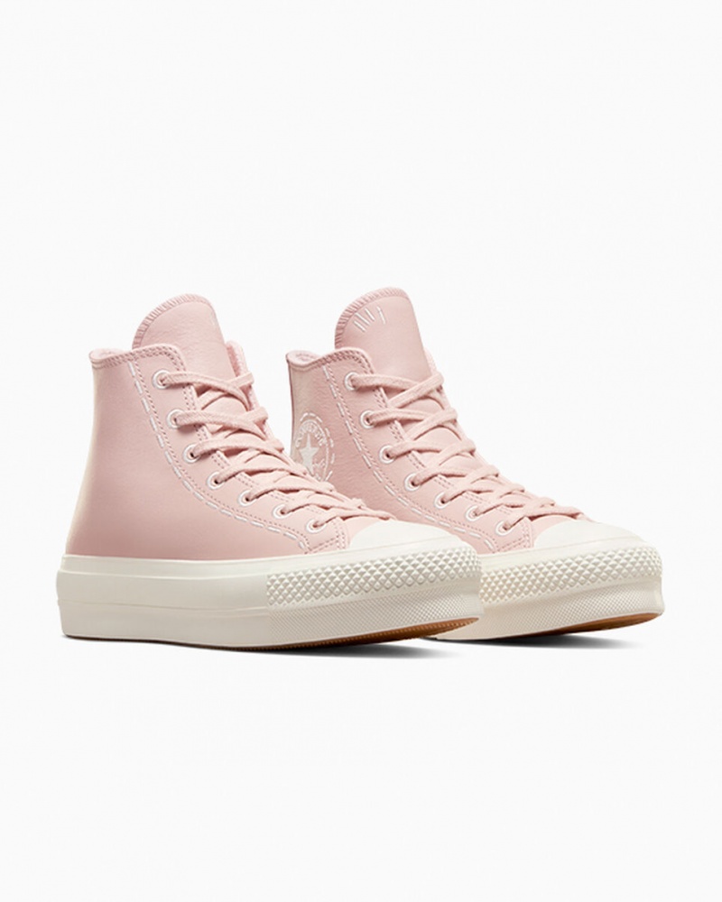 Converse Chuck Taylor All Star Lift Plataforma Bold Stitch Rosas Rosas | 571-MFVURH