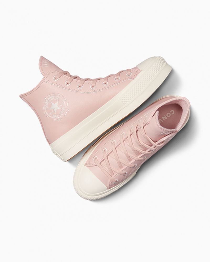 Converse Chuck Taylor All Star Lift Plataforma Bold Stitch Rosas Rosas | 571-MFVURH