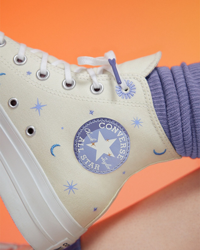 Converse Chuck Taylor All Star Lift Plataforma Celestial Moradas | 528-LHQCJB